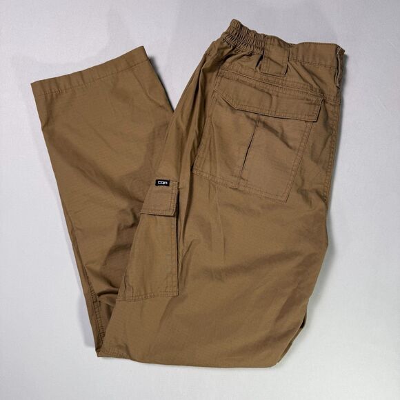 CQR Tactical Khaki Pants NWOT Tan Ripstop Size 38x34, Water Resistant, Utility - Picture 1 of 16